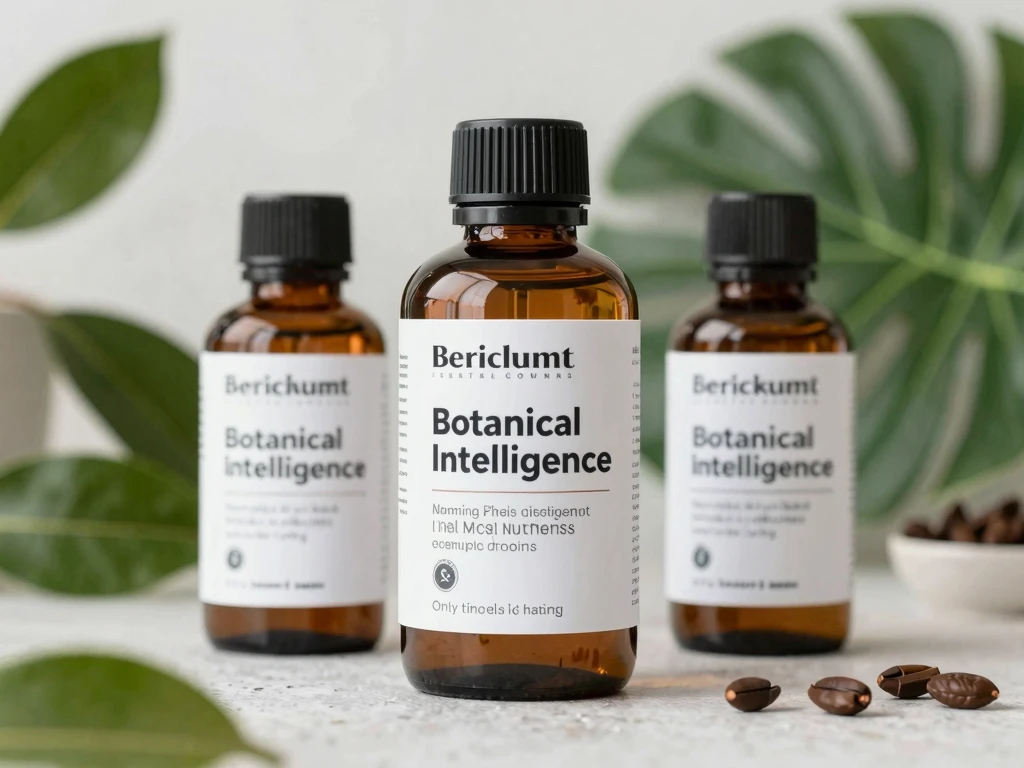 Abstract organic gradient suggesting botanical balance